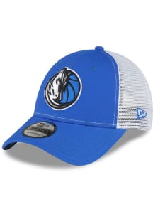 New Era Dallas Mavericks Trucker 9FORTY Adjustable Hat - Blue