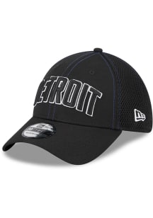 New Era Detroit Pistons Mens Black Alt Neo 39THIRTY Flex Hat