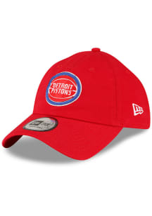 New Era Detroit Pistons Casual Classic Adjustable Hat - Red