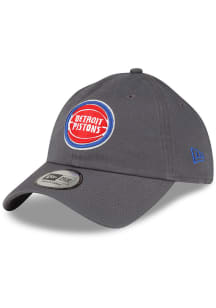 New Era Detroit Pistons Casual Classic Adjustable Hat - Graphite