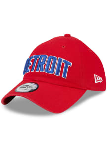 New Era Detroit Pistons Alt STM Casual Classic Adjustable Hat - Red