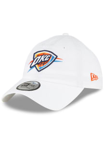 New Era Oklahoma City Thunder Casual Classic Adjustable Hat - White