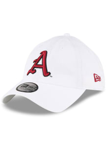 New Era Arkansas Razorbacks Casual Classic Adjustable Hat - White