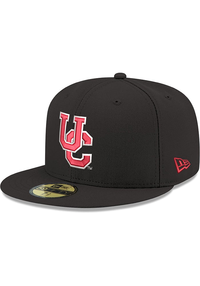 New Era Cincinnati Bearcats Mens Black Retro Basic 59FIFTY Fitted Hat
