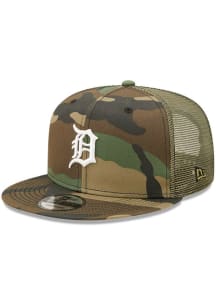 New Era Detroit Tigers Green Camotruck 9FIFTY Mens Snapback Hat