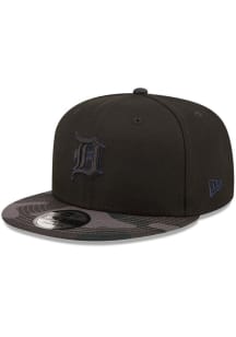 New Era Detroit Tigers Black Camovize 9FIFTY Mens Snapback Hat