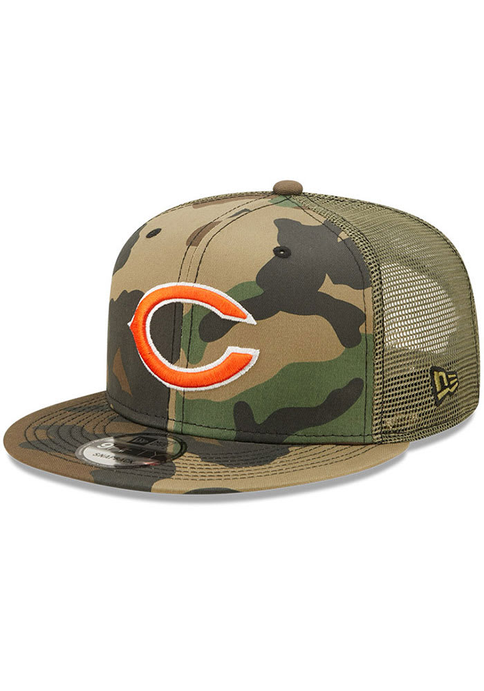 New Era Men's Black Chicago Bears 2022 Sideline Ink Dye Tonal