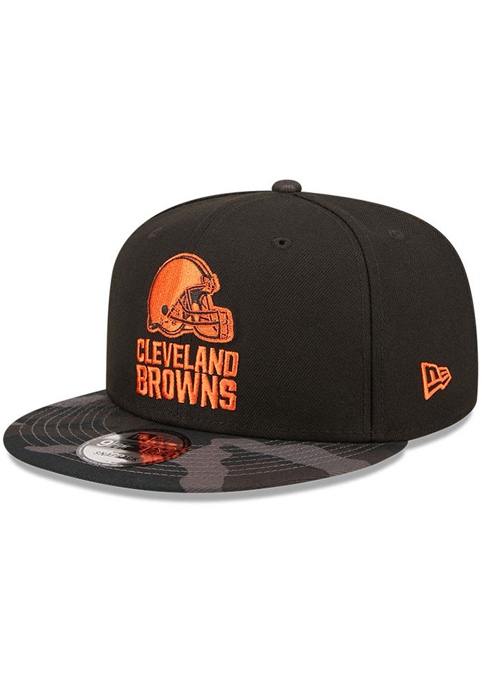 New Era Cleveland Browns Black Camovize 9FIFTY Mens Snapback Hat