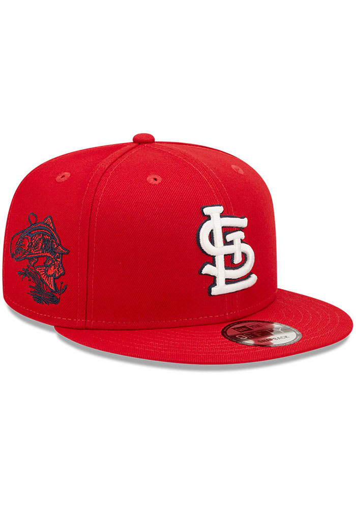 New Era St Louis Cardinals Blue Color Pack 59FIFTY Fitted Hat, Blue, POLYESTER, Rally House