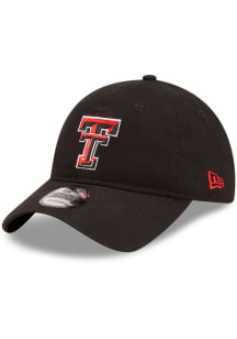 New Era Texas Tech Red Raiders Core Classic 2.0 Adjustable Hat - Black