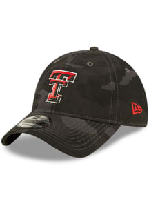 New Era Texas Tech Red Raiders Camo Core Classic 9TWENTY 2.0 Adjustable Hat - Black