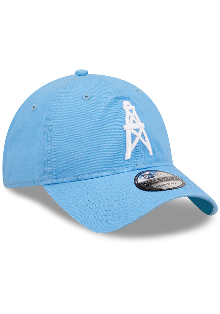 New Era Houston Oilers Core Classic 2.0 Adjustable Hat - Light Blue