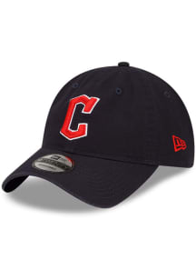 New Era Cleveland Guardians Road Core Classic 2.0 9TWENTY Adjustable Hat - Navy Blue