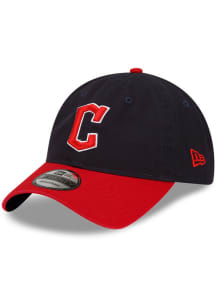 New Era Cleveland Guardians Home Core Classic 2.0 9TWENTY Adjustable Hat - Navy Blue