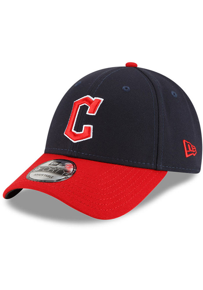 New Era Men's Cleveland Guardians Navy 9Forty Adjustable Hat