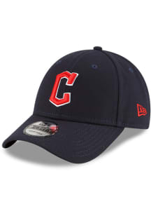 New Era Cleveland Guardians Road The League 9FORTY Adjustable Hat - Navy Blue