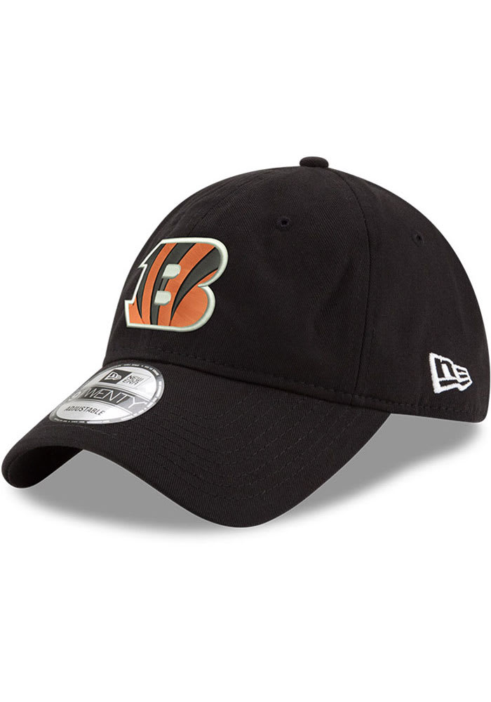 New Era Cincinnati Bengals Core Classic 9TWENTY Adjustable Hat - Black