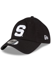 New Era Michigan State Spartans White Logo Casual Classic Adjustable Hat - Black