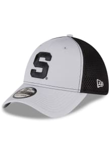 New Era Michigan State Spartans Mens Grey 2T Neo 39THIRTY Flex Hat