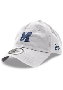 New Era Michigan Wolverines Casual Classic Adjustable Hat - White