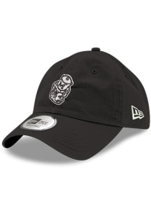 New Era Michigan Wolverines White Logo Retro Casual Classic Adjustable Hat - Black