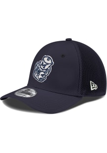 New Era Michigan Wolverines Mens Navy Blue Retro Neo 39THIRTY Flex Hat