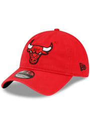 New Era Chicago Bulls Core Classic 2.0 9TWENTY Adjustable Hat - Red