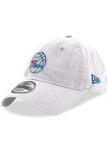 New Era Philadelphia 76ers Core Classic 9TWENTY Adjustable Hat - White