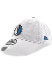 New Era Dallas Mavericks Core Classic 9TWENTY Adjustable Hat - White