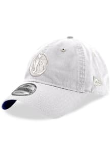 New Era Dallas Mavericks Tonal Core Classic 9TWENTY Adjustable Hat - White