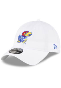 New Era Kansas Jayhawks Core Classic 9TWENTY Adjustable Hat - White