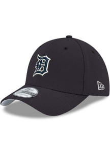 New Era Detroit Tigers Mens Navy Blue Color Pop Tonal Team Classic 39THIRTY Flex Hat