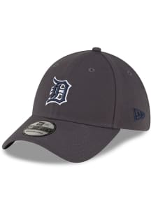 New Era Detroit Tigers Mens Grey Team Classic 39THIRTY Flex Hat