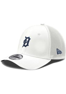New Era Detroit Tigers Mens White Team Neo 39THIRTY Flex Hat