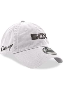 New Era Chicago White Sox Core Classic 9TWENTY Adjustable Hat - White