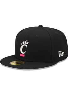 New Era Cincinnati Bearcats Mens Black Basic 59FIFTY Fitted Hat