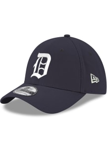 New Era Detroit Tigers Mens Navy Blue Cooperstown 1945 Team Classic Flex Hat