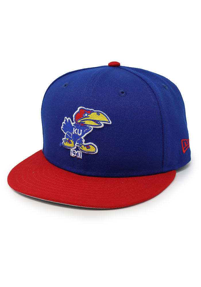 New Era Kansas Jayhawks Blue 1941 2T 9FIFTY Mens Snapback Hat