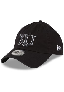 New Era Kansas Jayhawks Casual Classic Adjustable Hat - Black