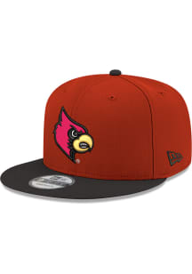 New Era Louisville Cardinals Red 2T 9FIFTY Mens Snapback Hat