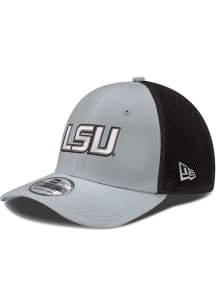 New Era LSU Tigers Mens Grey 2T Neo 39THIRTY Flex Hat