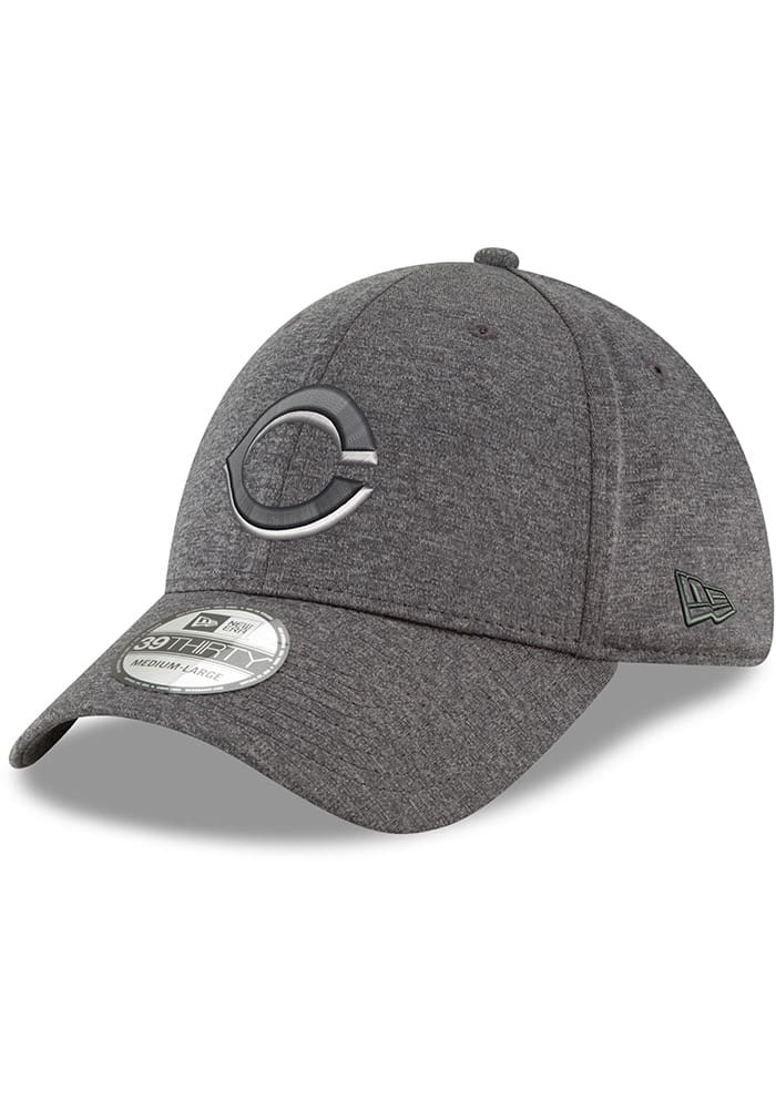 New Era Cincinnati Reds Mens Grey Tonal Team Classic Flex Hat