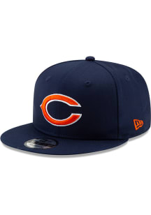 New Era Chicago Bears Navy Blue C Logo Basic 9FIFTY Mens Snapback Hat