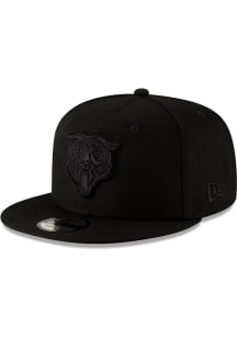 New Era Chicago Bears Black Bear Head Tonal 9FIFTY Mens Snapback Hat
