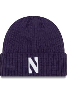 New Era Northwestern Wildcats Purple Core Classic Cuff Mens Knit Hat