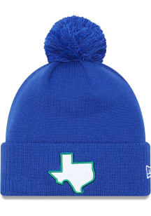 New Era Dallas Mavericks Blue 2022 NBA City Edition Mens Knit Hat