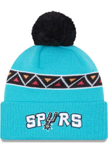 New Era San Antonio Spurs Green 2022 NBA City Edition Mens Knit Hat