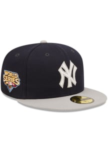 New Era New York Yankees Mens Navy Blue Letterman 59FIFTY Fitted Hat