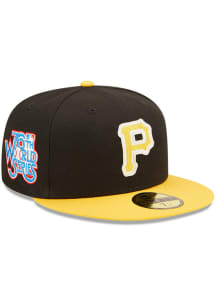 New Era Pittsburgh Pirates Mens Black Letterman 59FIFTY Fitted Hat