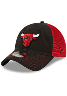 New Era Chicago Bulls Red JR Team Fronted 9TWENTY Youth Adjustable Hat
